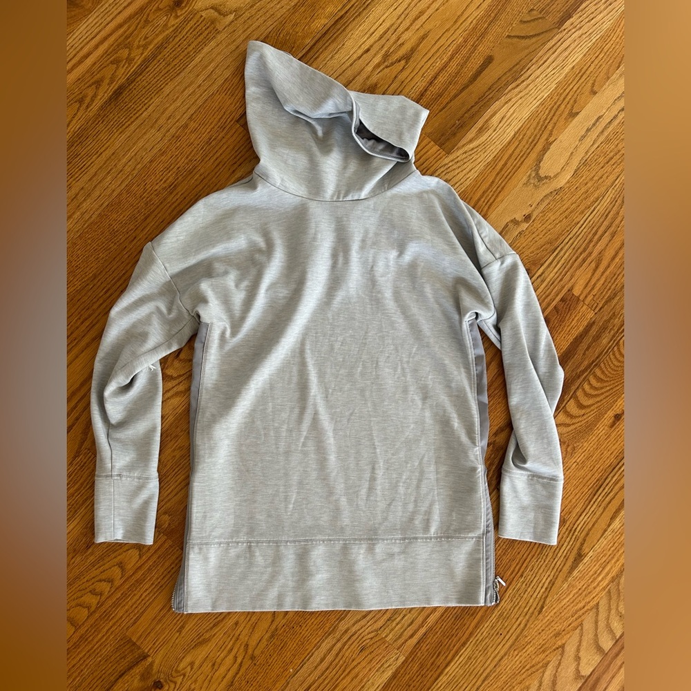 White House Black Market Gray Pullover Hoodie